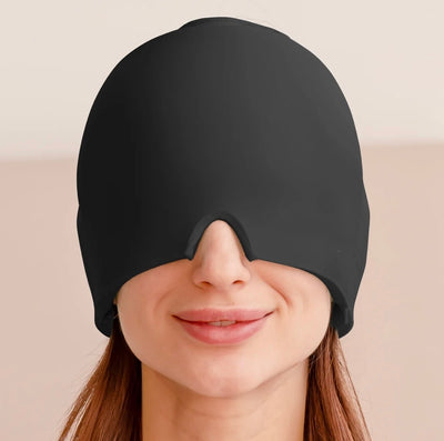 Migraine Relief Ice Cap Cold Compress Head Wrap