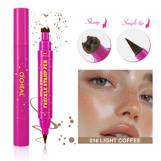 2-in-1 Freckle Stamp Waterproof Dual-Ended Liquid Eyeliner Pen