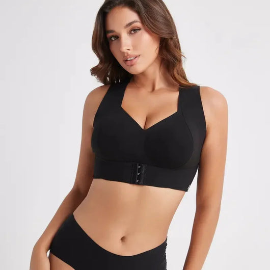 Posture Bra With Front Closure Cross Corrector Support