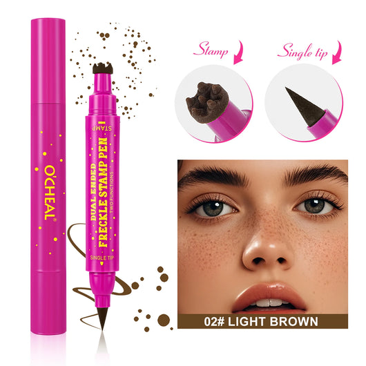2-in-1 Freckle Stamp Waterproof Dual-Ended Liquid Eyeliner Pen