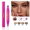2-in-1 Freckle Stamp Waterproof Dual-Ended Liquid Eyeliner Pen