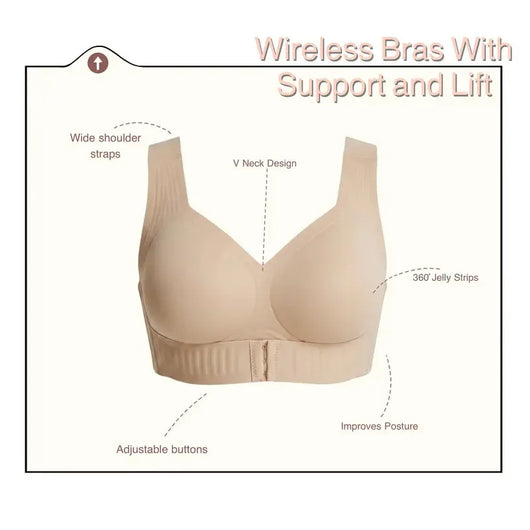 Posture Bra With Front Closure Cross Corrector Support