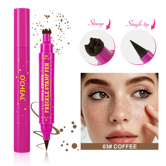 2-in-1 Freckle Stamp Waterproof Dual-Ended Liquid Eyeliner Pen